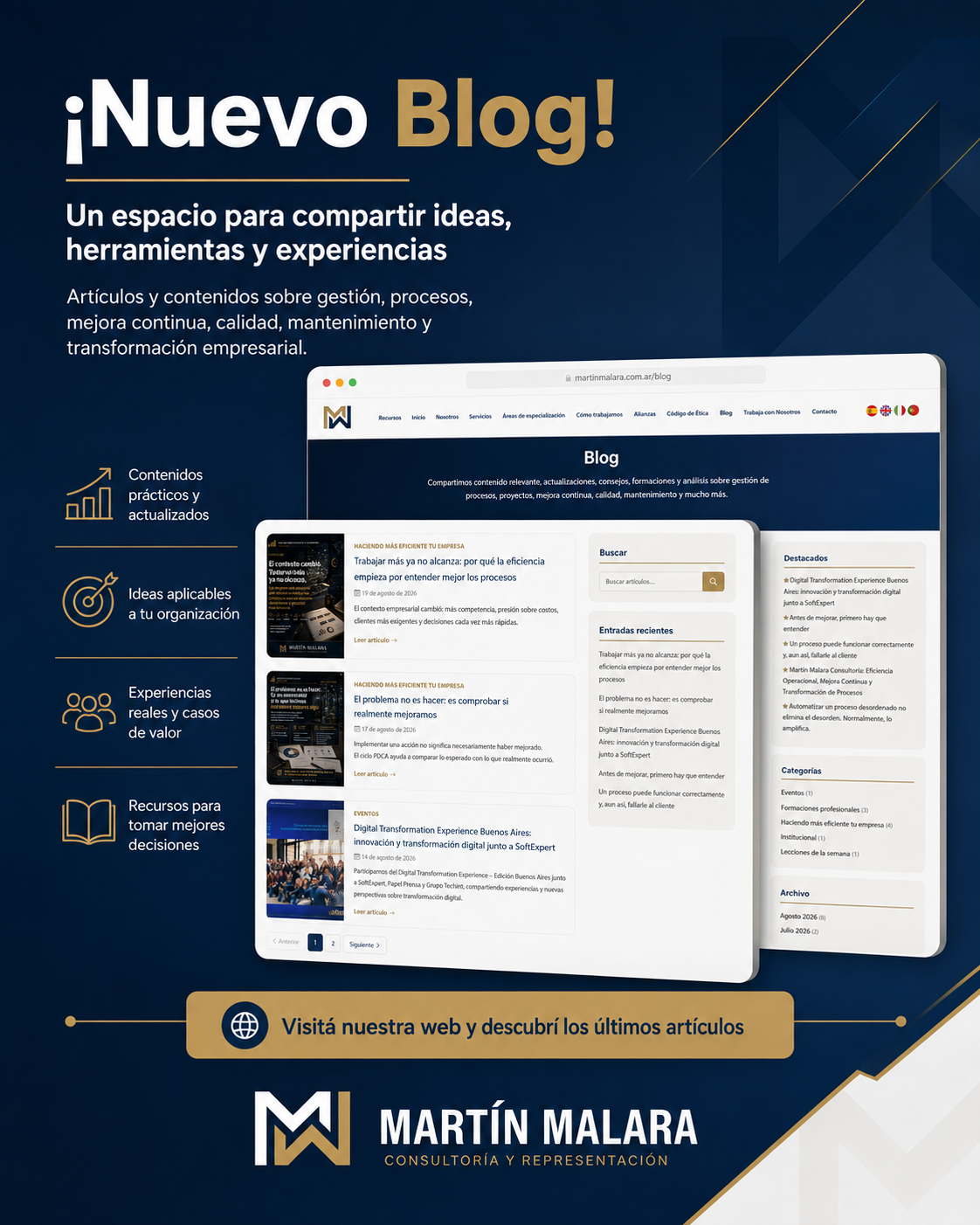 ¡Tenemos una nueva sección de Blog!