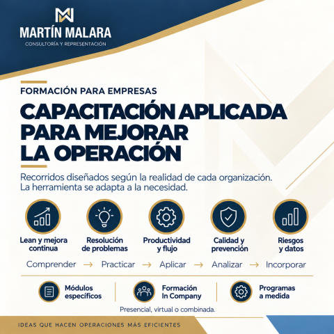 Programa de Formación para Empresas: Mejora Operativa, Procesos, Calidad y Mejora Continua